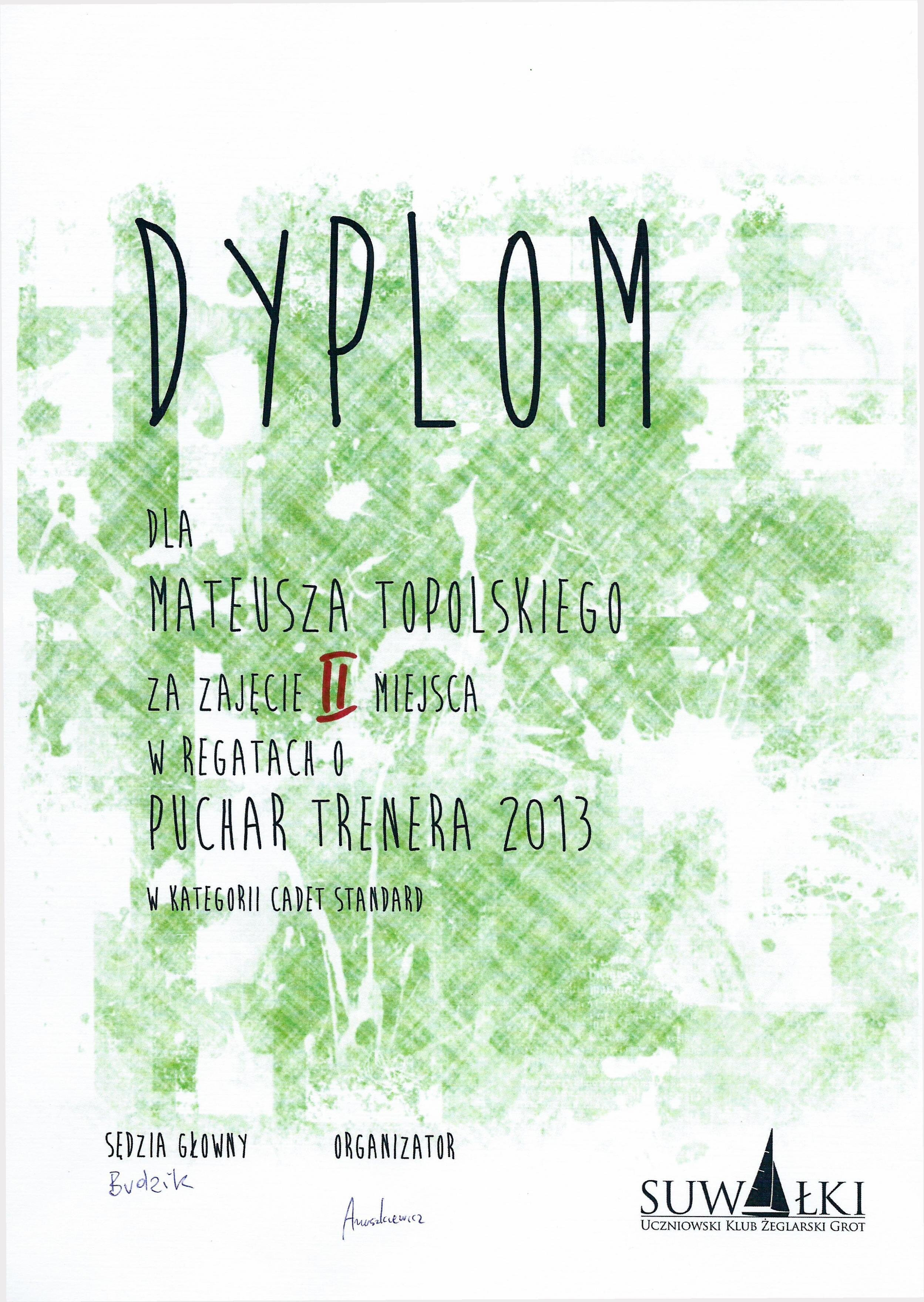 dyplom topolski