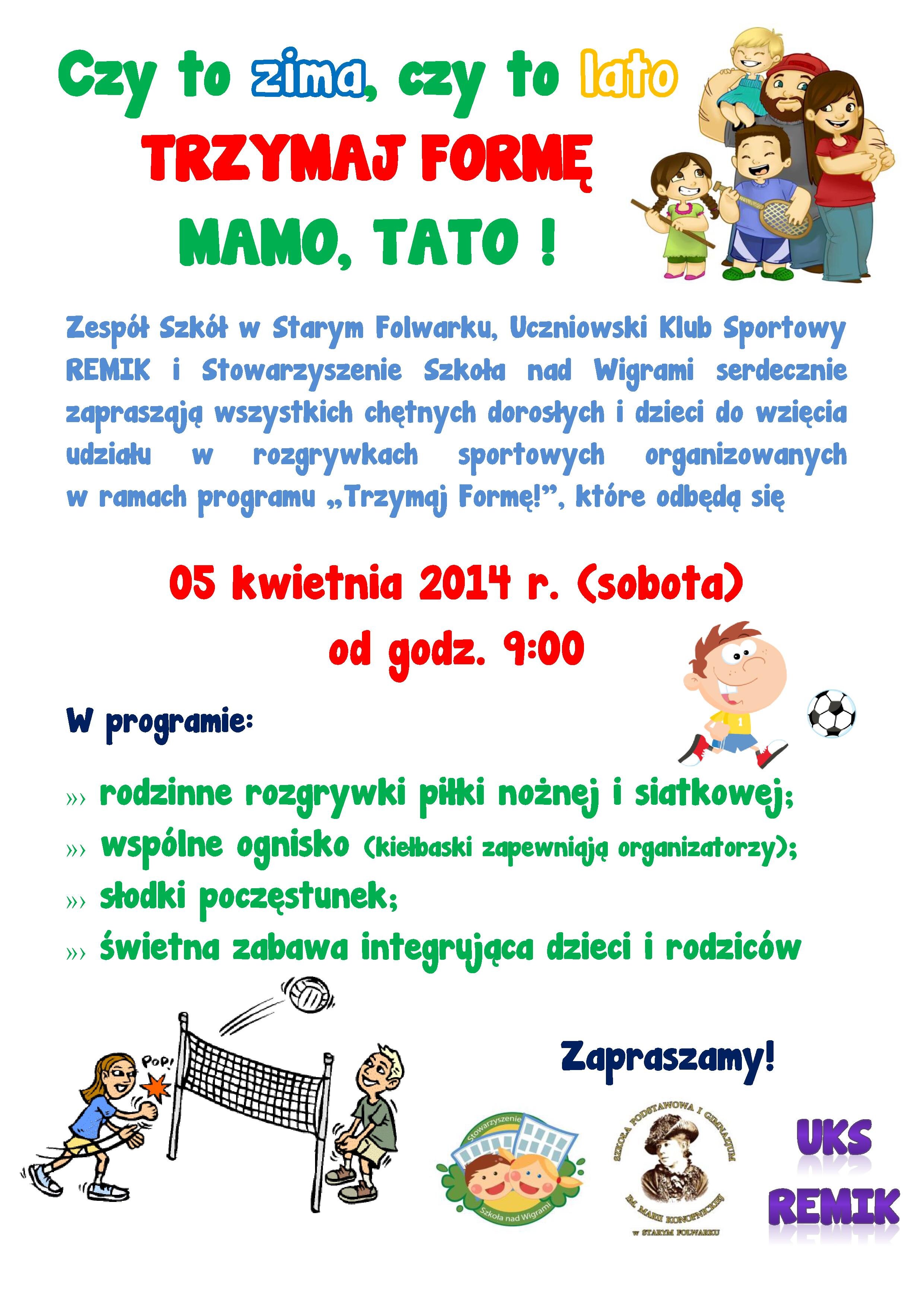 trzymaj formę-plakat