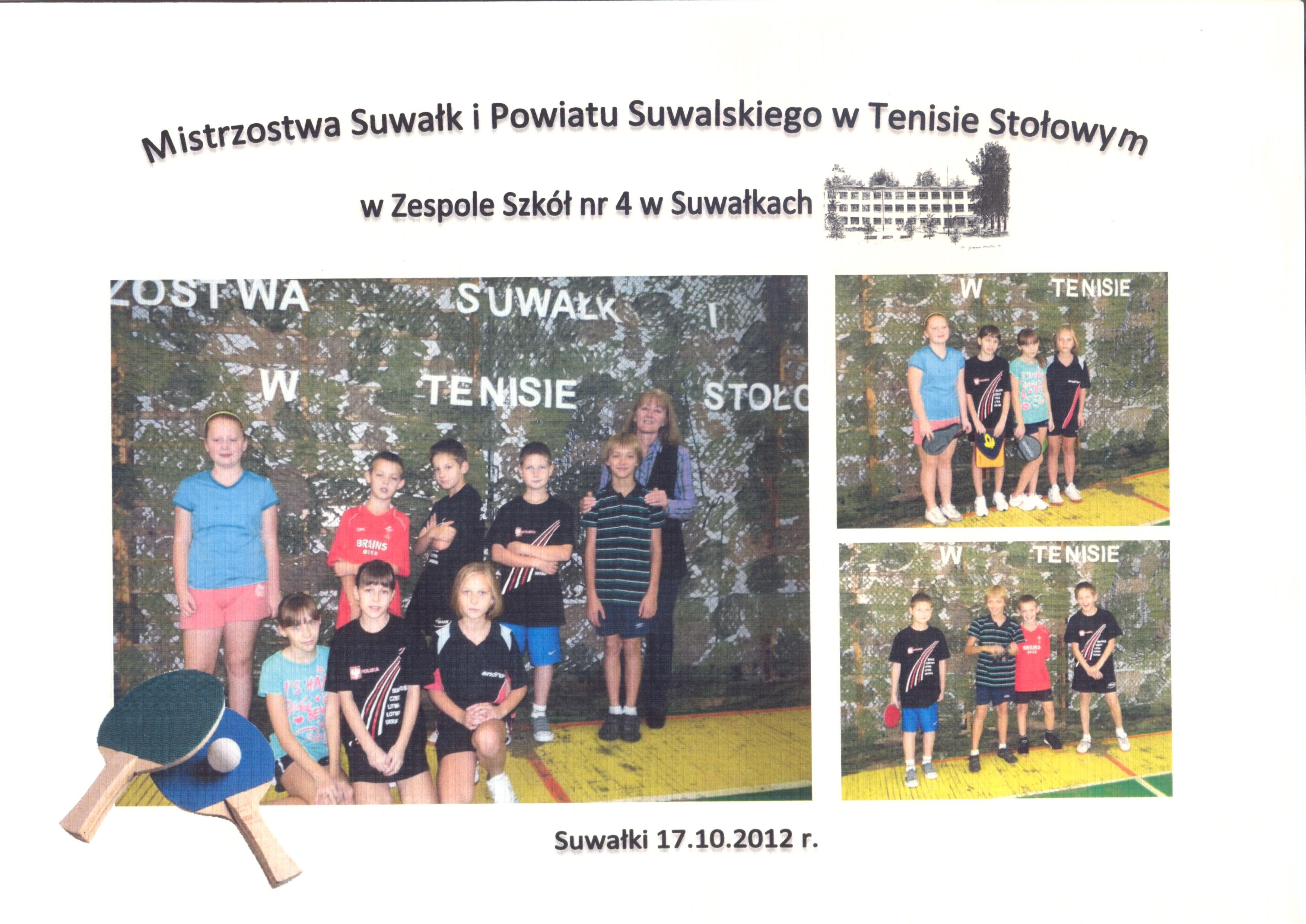 Mistrzostwa Suwałk w Tenisie Stołowym