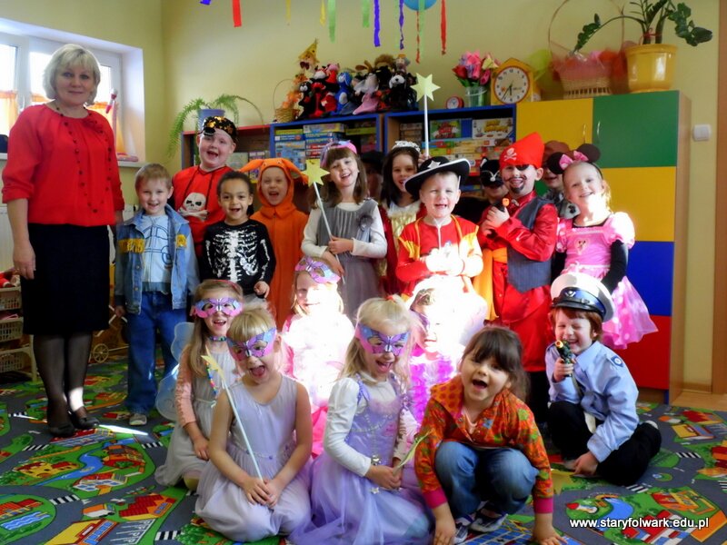 Bal przebierańców w oddziale przedszkolnym