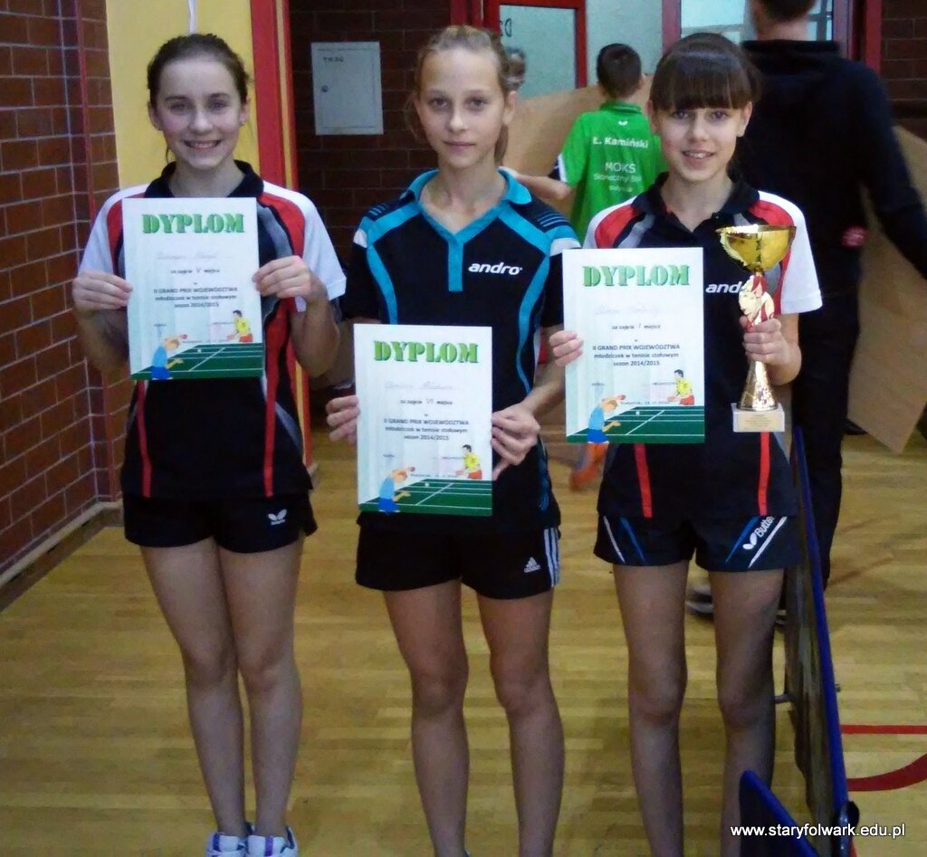II Grand Prix młodzików w tenisie stołowym