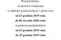 Przerwa świąteczna